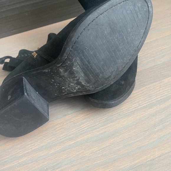 Black suede boots - Picture 2 of 3